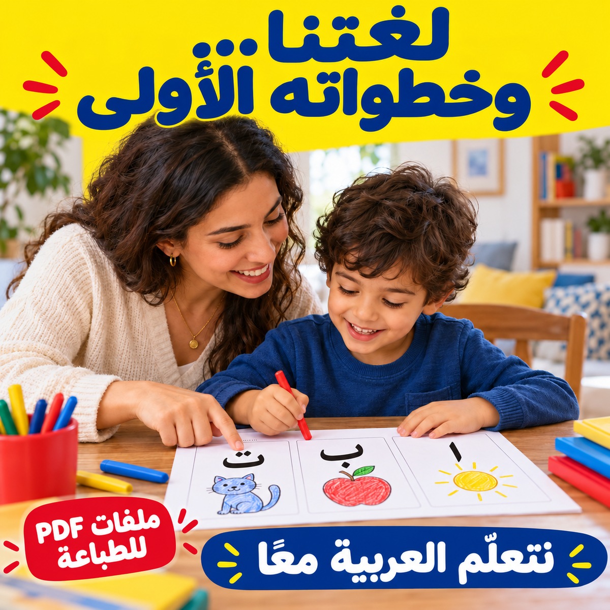 Il mio primo arabo – Kit di quaderni PDF per bambini